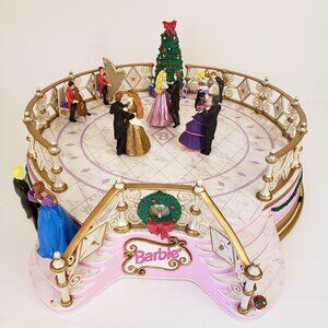 Vintage1997 Barbie Holiday Dance Musical Mechanical Mr. Christmas